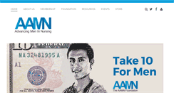 Desktop Screenshot of aamn.org